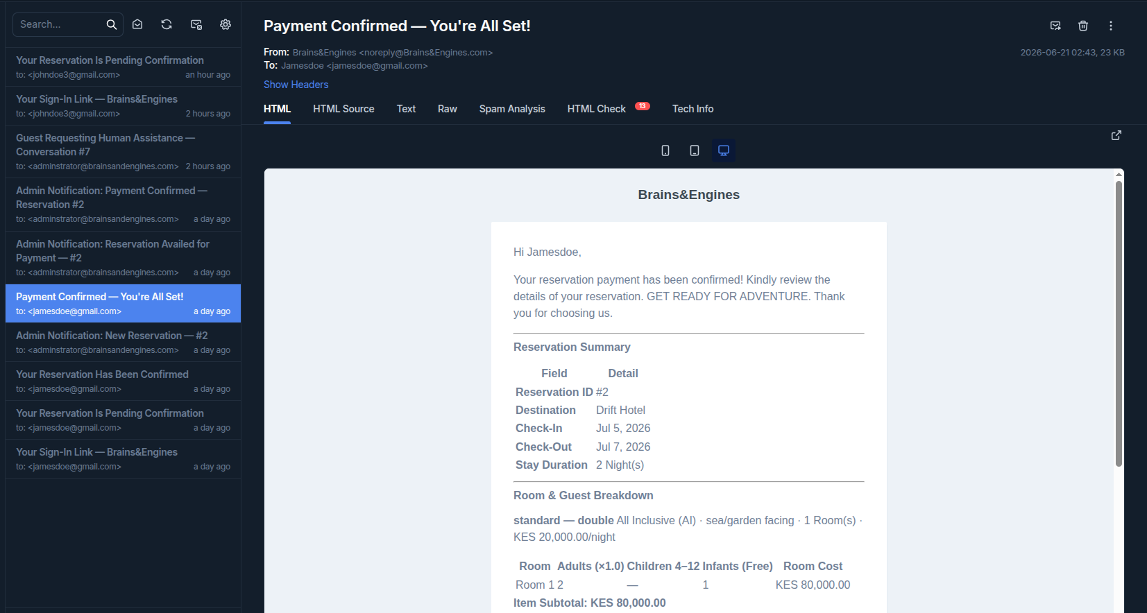 Communications Stream Preview 2
