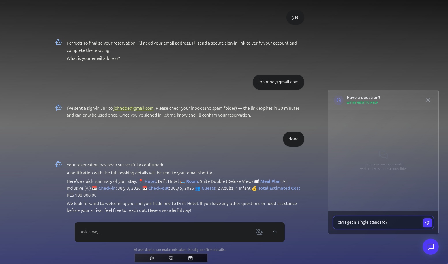 In-app messaging Preview 1